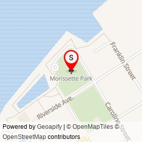 Morissette Park on , Ogdensburg New York - location map