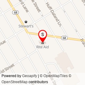 Rite Aid on State Street, Ogdensburg New York - location map