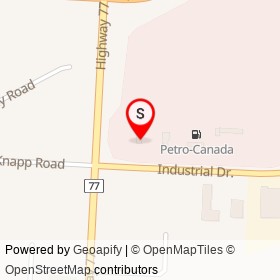 A&W on Industrial Drive, Comber Ontario - location map