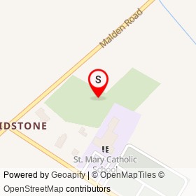 Maidstone on , Tecumseh Ontario - location map