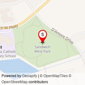 Sandwich West Park on , Lasalle Ontario - location map