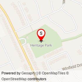 Heritage Park on , Lasalle Ontario - location map