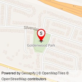 Goldenwood Park on , Windsor Ontario - location map