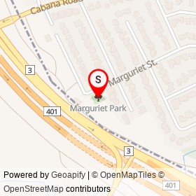 Marguriet Park on , Windsor Ontario - location map