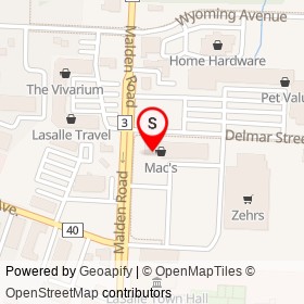 Magic Comb on Delmar Street, Lasalle Ontario - location map