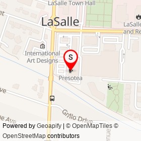 Presotea on Malden Road, Lasalle Ontario - location map