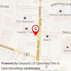 Ultramar on Malden Road, Lasalle Ontario - location map