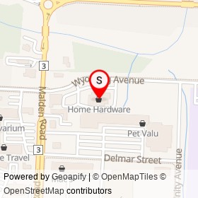 Home Hardware on Wyoming Avenue, Lasalle Ontario - location map