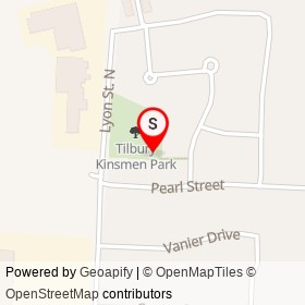 No Name Provided on Pearl Street, Tilbury Ontario - location map