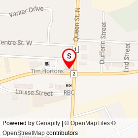Shell on Mill Street, Tilbury Ontario - location map