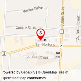 Uncle Chow's on Mill Street, Tilbury Ontario - location map
