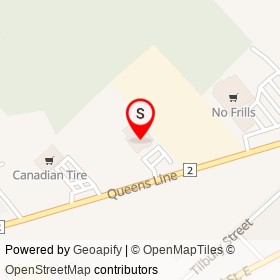 Home Hardware on Queens Line, Tilbury Ontario - location map