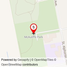 McAuliffe Park on , Tecumseh Ontario - location map