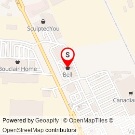 Bell on Walker Road, Windsor Ontario - location map