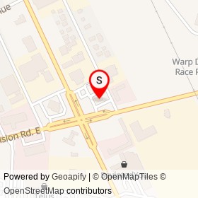 Tim Hortons on Riberdy Road, Windsor Ontario - location map