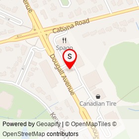 RBC on Dougall Avenue, Windsor Ontario - location map