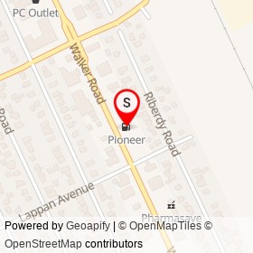 Pioneer on Walker Road, Windsor Ontario - location map