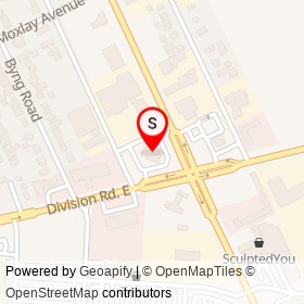 Applebee's on Division Road East, Windsor Ontario - location map