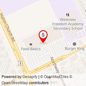Shoppers Drug Mart on Northway Avenue, Windsor Ontario - location map