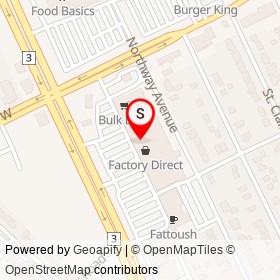 LCBO on Northway Avenue, Windsor Ontario - location map