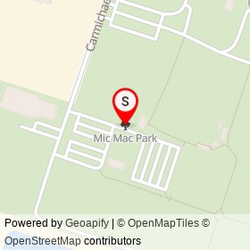 Mic Mac Park on , Windsor Ontario - location map