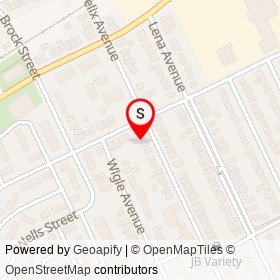 M & S Convenience on Felix Avenue, Windsor Ontario - location map