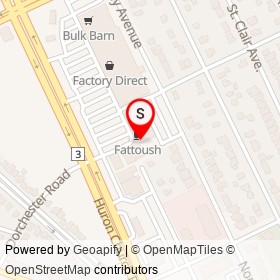 Scotiabank on Daytona Avenue, Windsor Ontario - location map