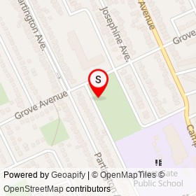 No Name Provided on Grove Avenue, Windsor Ontario - location map