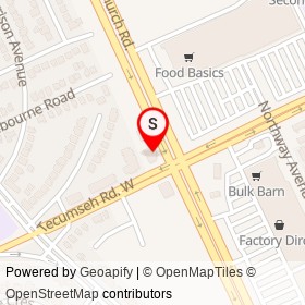 Easy Financial on Huron Church Road, Windsor Ontario - location map