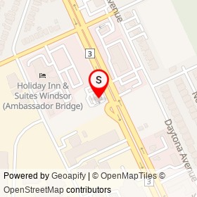Tim Hortons on Huron Church Road, Windsor Ontario - location map