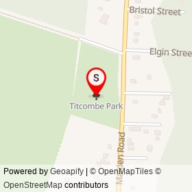 Titcombe Park on , Windsor Ontario - location map