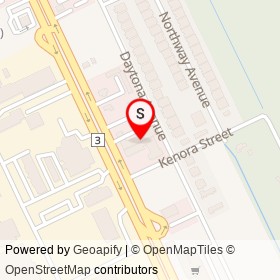 Motel 6 on Huron Church Road, Windsor Ontario - location map