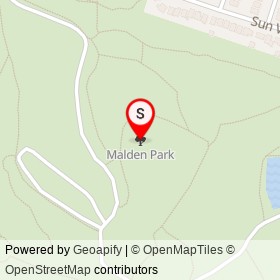 Malden Park on , Windsor Ontario - location map