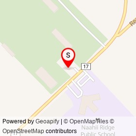 Tim Hortons on Main Street, Ridgetown Ontario - location map