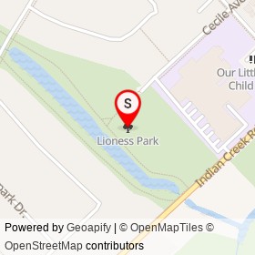 Lioness Park on , Chatham Ontario - location map