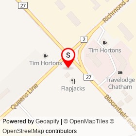 Esso on Bloomfield Road, Chatham Ontario - location map