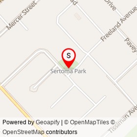 Sertoma Park on , Chatham Ontario - location map
