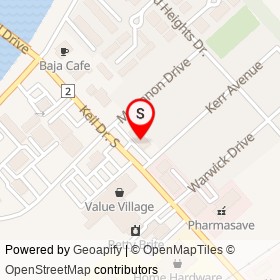Subway on Keil Drive South, Chatham Ontario - location map