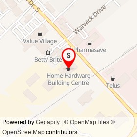 Home Hardware Building Centre on Keil Drive South, Chatham Ontario - location map