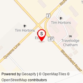 Flapjacks on Bloomfield Road, Chatham Ontario - location map