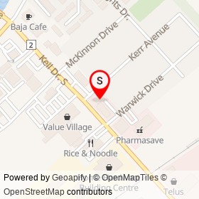 Dulux Paints on Kerr Avenue, Chatham Ontario - location map