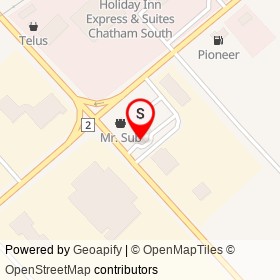 Shell on Keil Drive South, Chatham Ontario - location map