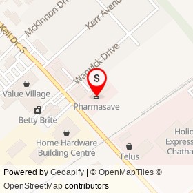 Pharmasave on Keil Drive South, Chatham Ontario - location map