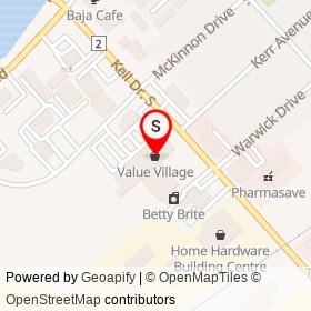 Value Village on Keil Drive South, Chatham Ontario - location map