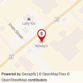 Kelsey's on Richmond Street, Chatham Ontario - location map