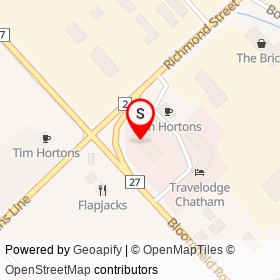 Comfort Inn Chatham on Bloomfield Road, Chatham Ontario - location map