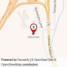 Ultramar on Burtwistle Lane,  Ontario - location map