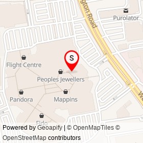 Alia N TanJay on Wellington Road, London Ontario - location map