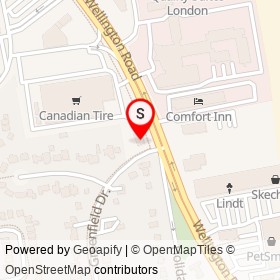 Archie's Seafood on Greenfield Drive, London Ontario - location map