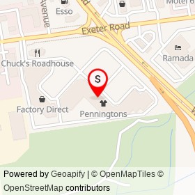 George Richards on Wellington Road, London Ontario - location map